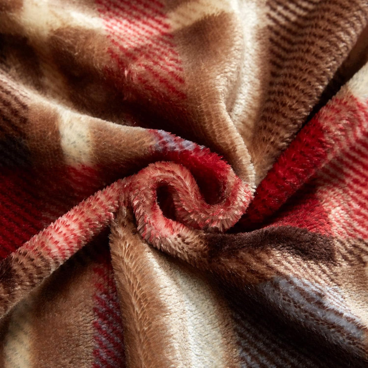 MERRYLIFE Throw Blanket Plaid| Ultra-Plush Soft Colorful Oversized | Decorative Couch Travel