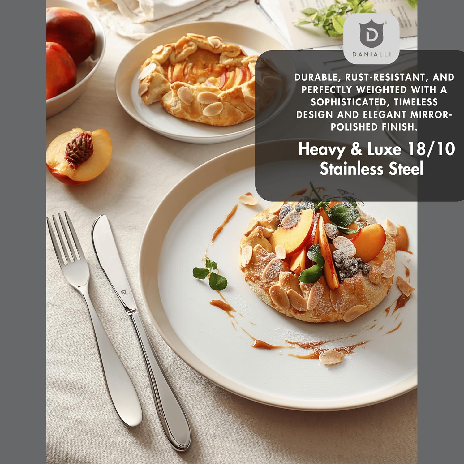 Silverware Set for 6 | 18/10 Stainless Steel Flatware Set | Mirror Finish, Heavy-Duty, Dishwasher