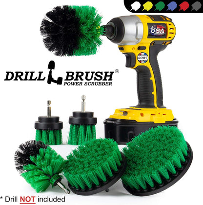Cleaning Supplies - Kitchen Accessories - The Ultimate Kitchen Drill Brush Attachment Kit - Crock