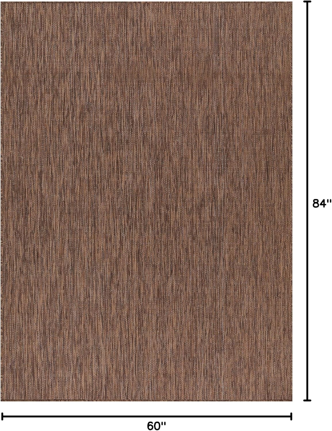 Washable Indoor Outdoor Rug Weather Resistant Carpet Modern Solid for Porch Deck Balcony Backyard