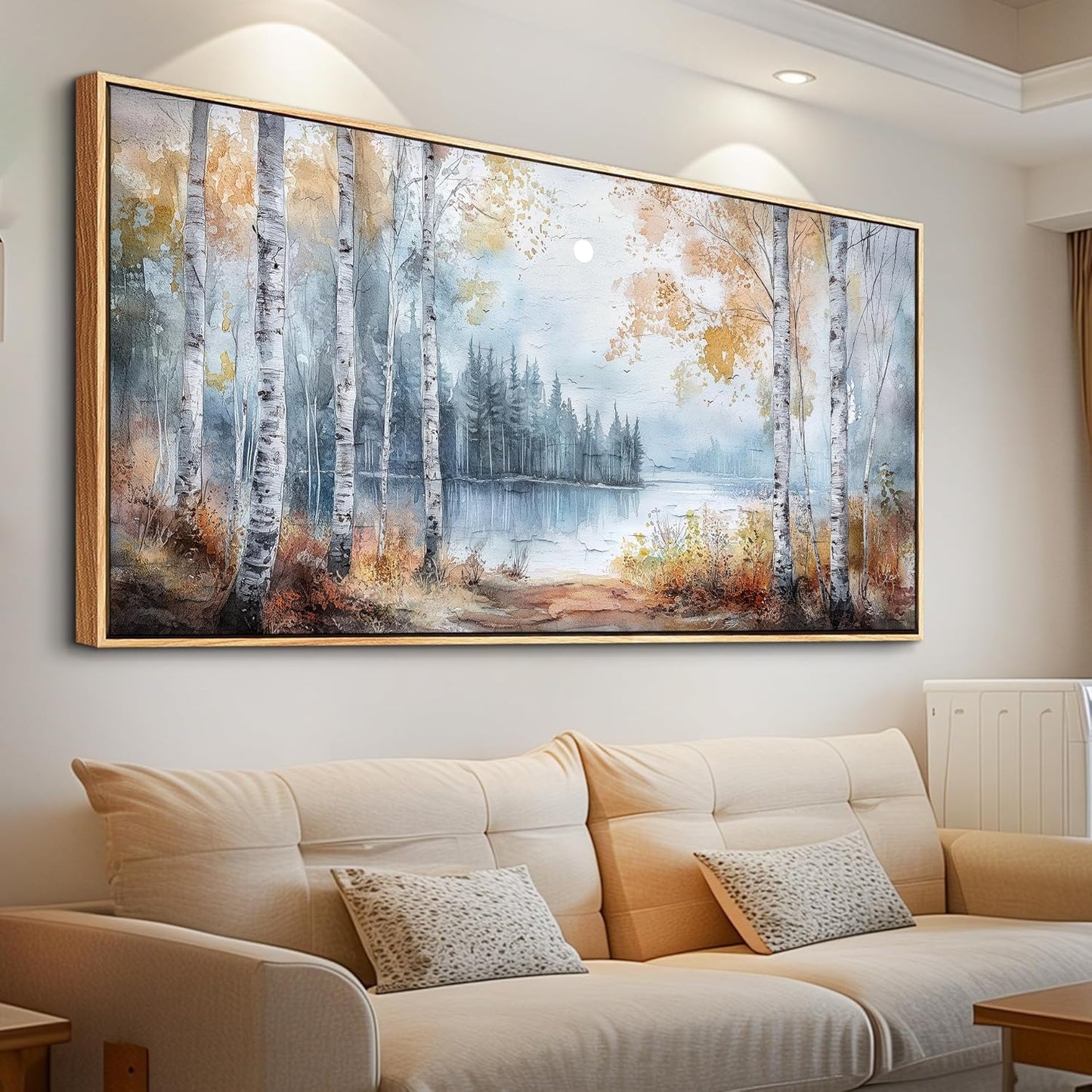 PHAOHUAXM Canvas Wall Art For Living Room Wall Decoration For Bedroom Office Decoration Trees