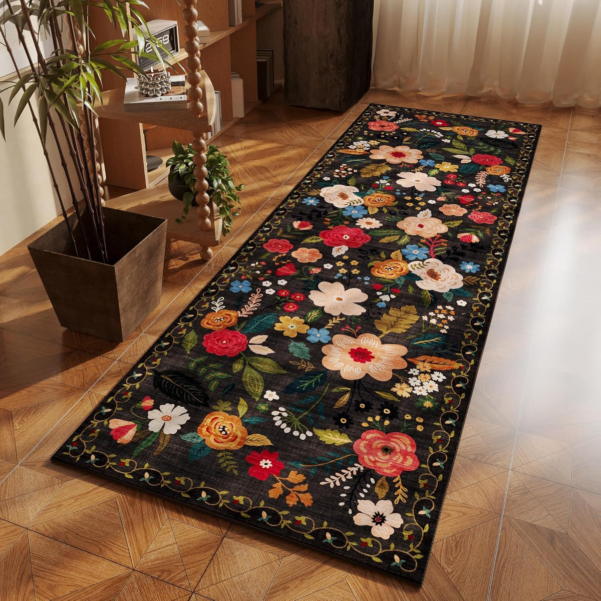 Runner Rug for Hallways Kitchen Rug Non Slip 2'6''x8' Washable Runner Rugs with Rubber Backing Soft