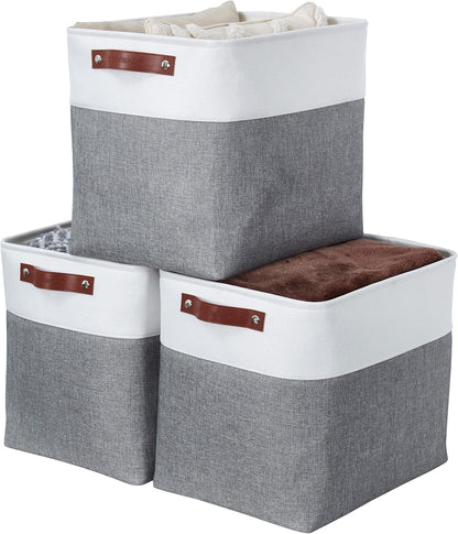DECOMOMO Extra Large Storage Baskets 54.5L Fabric Storage Bins for Organizing Linen Closet, Toys