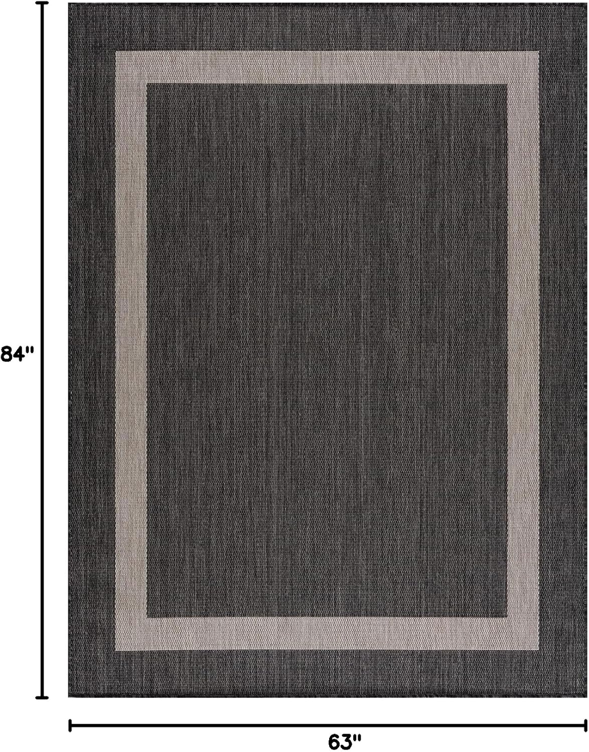 CAMILSON Outdoor Rug 6x9,Modern Outside Rugs for Patios Porches Waterproof Durable Washable