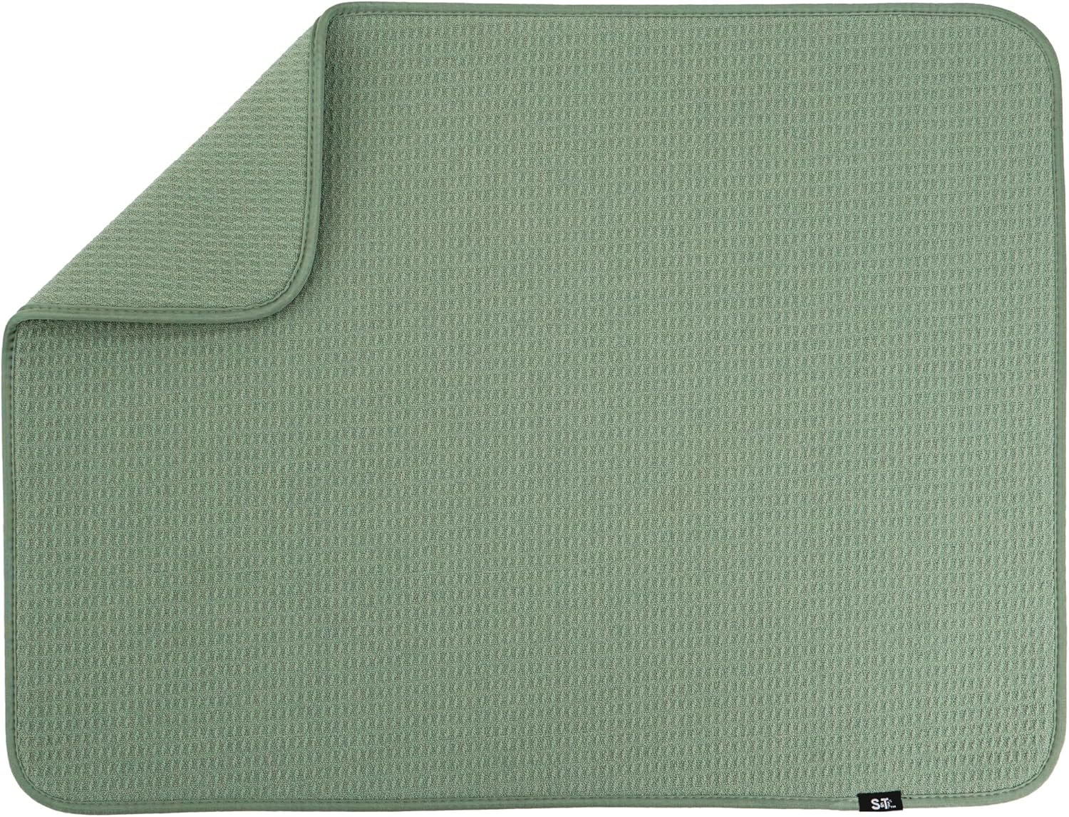 S&T INC. Dish Drying Mat XL, 18” x 24”, Absorbent Microfiber Kitchen Counter Mat, Dish Drying Pad