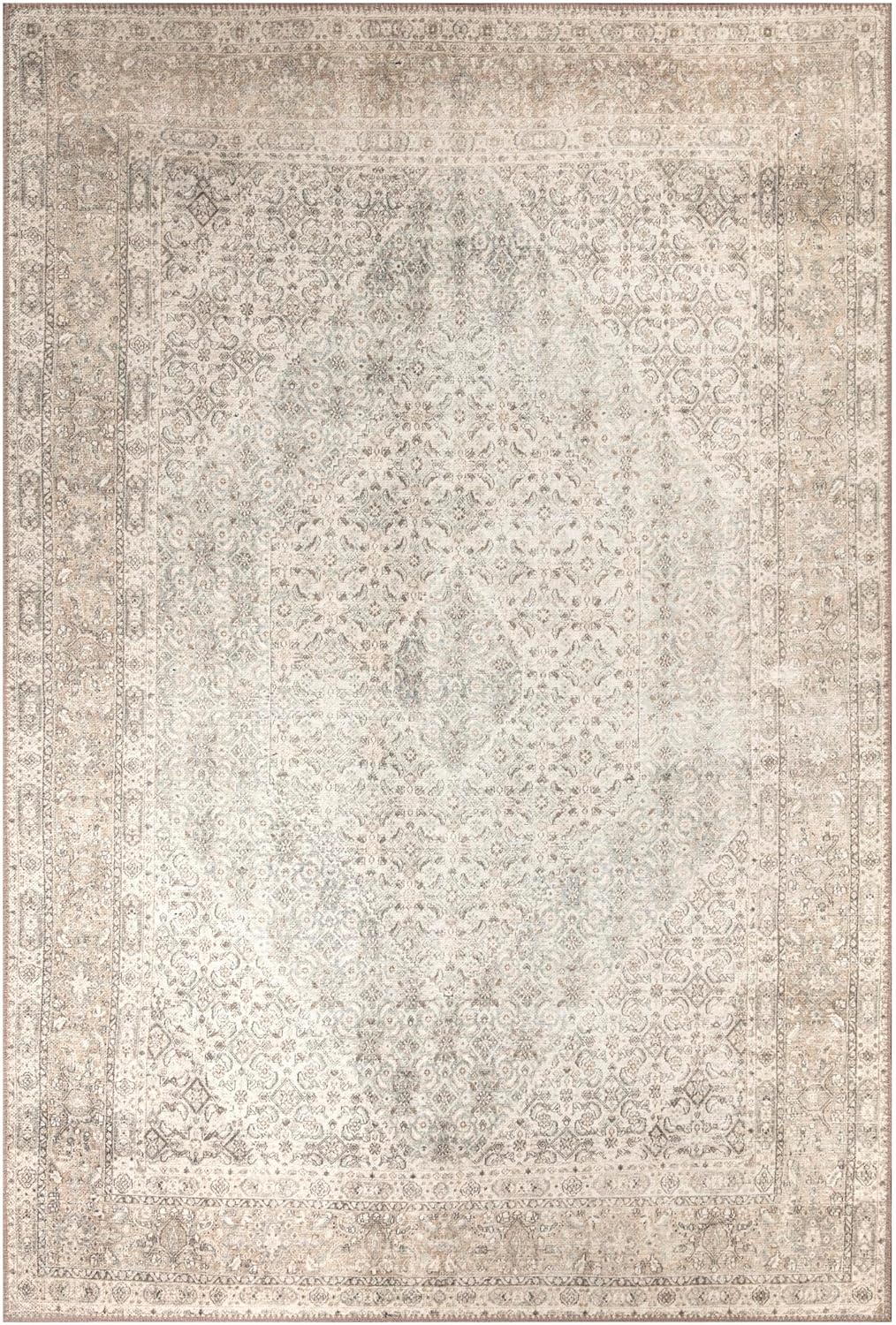Keen Home Design 3x5 Rug - Machine Washable Entry Rug with Non-Slip Backing, Ideal for Enteryway