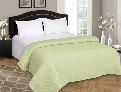 BELIZZI HOME 100% Cotton Bed Blanket, Breathable Bed Blanket Twin Size, Cotton Thermal Blankets