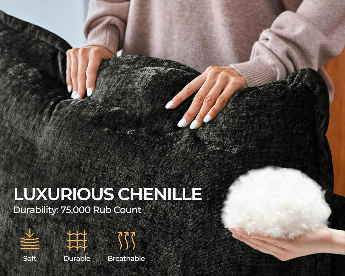 124.8'' Oversized Modular Sofa Comfy Cloud Couch with Storage, Extra Wide Sectional Sofa for Living