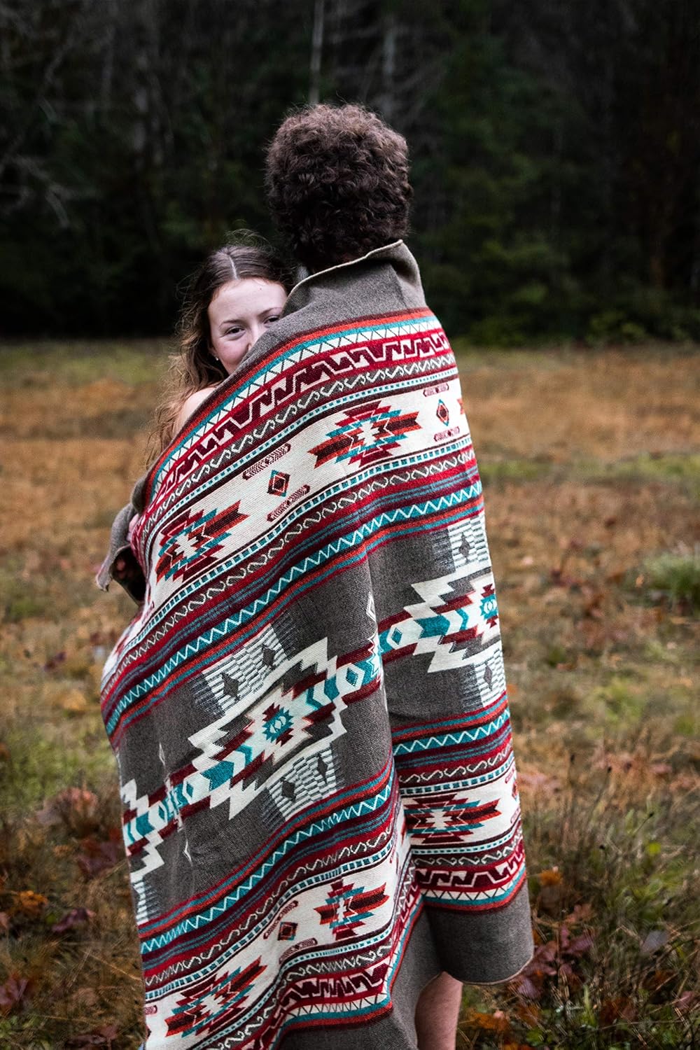 Inca Aztec Throw, Queen, King Blanket | Southwest Indian Navajo Boho Style | Native Cover for