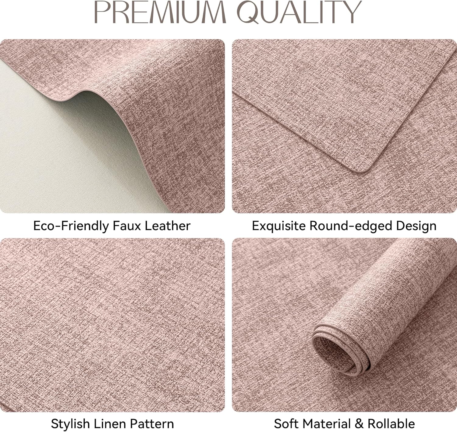 Romanstile Vinyl Placemats Set of 12-12 X 18 Inch - Heat Resistant Place Mats 100% Waterproof