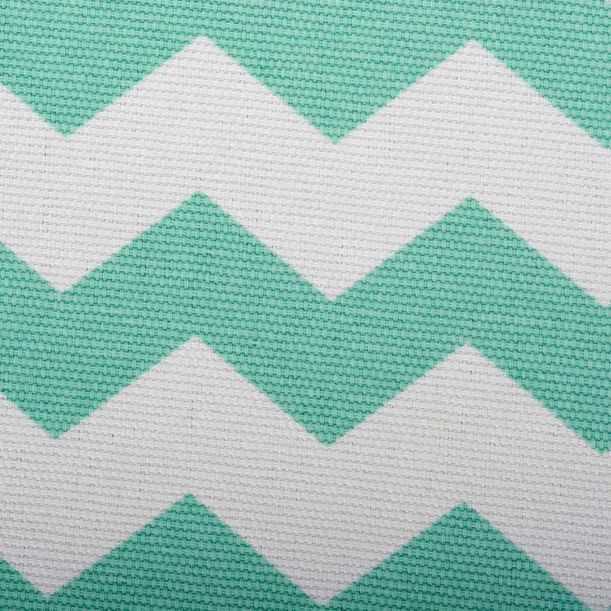 DII Collapsible Polyester Storage Cube, Chevron, Aqua, Large