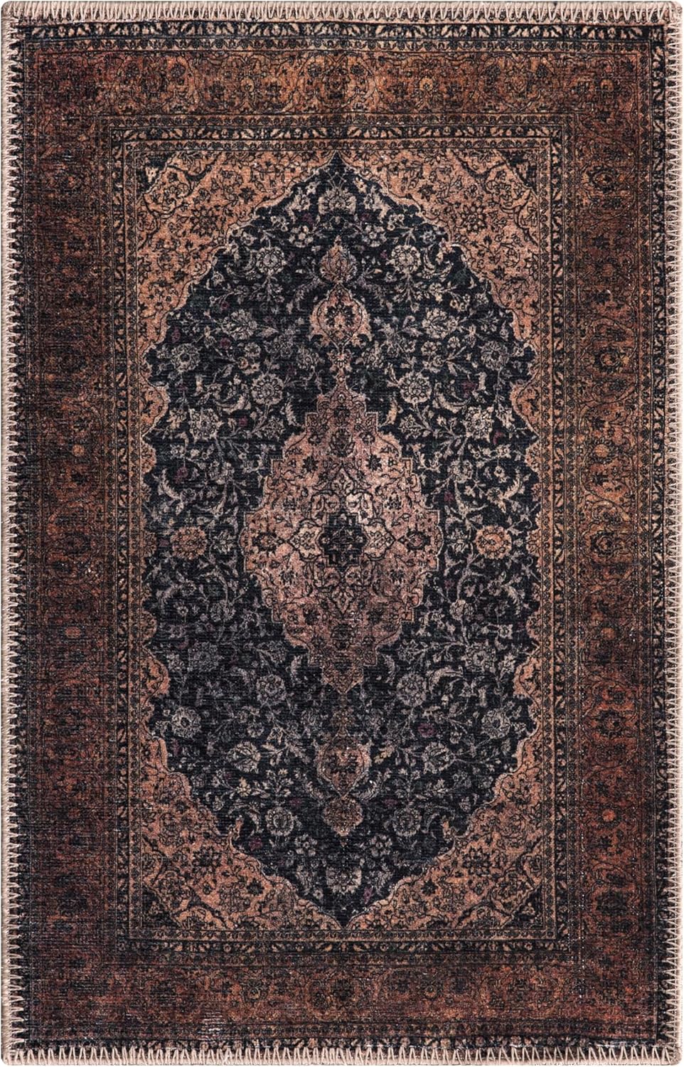 Keen Home Design 2x3 Rug - Machine Washable Entry Rug with Non-Slip Backing, Ideal for Enteryway