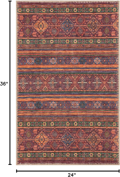 Keen Home Design 2x3 Rug - Machine Washable Entry Rug with Non-Slip Backing, Ideal for Enteryway