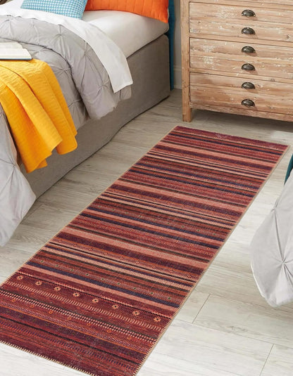 Keen Home Design 2x7 Rug - Machine Washable Runner Rug with Non-Slip Backing, Ideal for Hallway