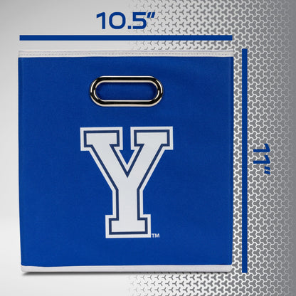 Franklin Sports NCAA Storage Bin - Cube Organizer - BYU