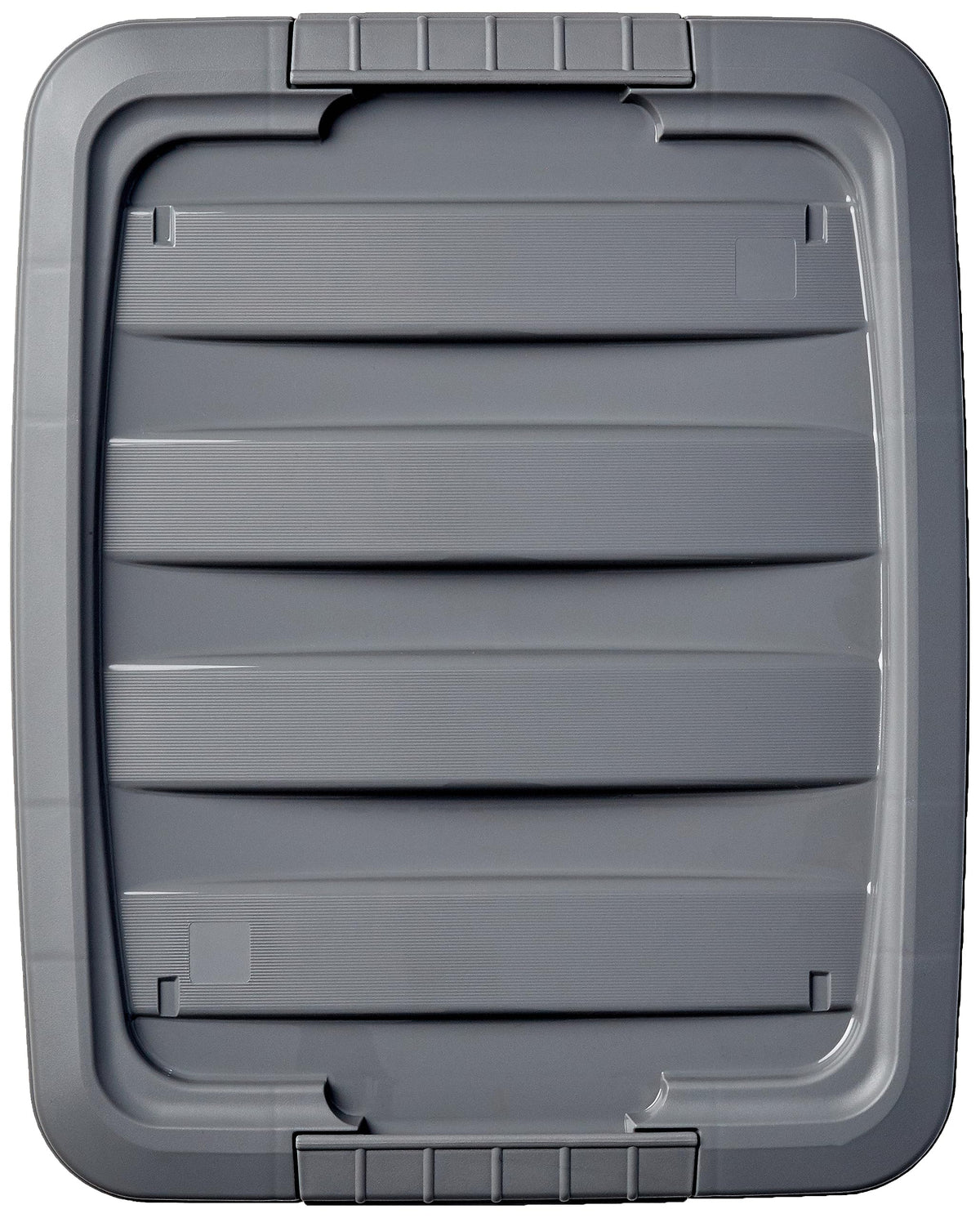 Amazon Basics Plastic Storage Containers with Secure Latching Lids, Stackable Organization Bins