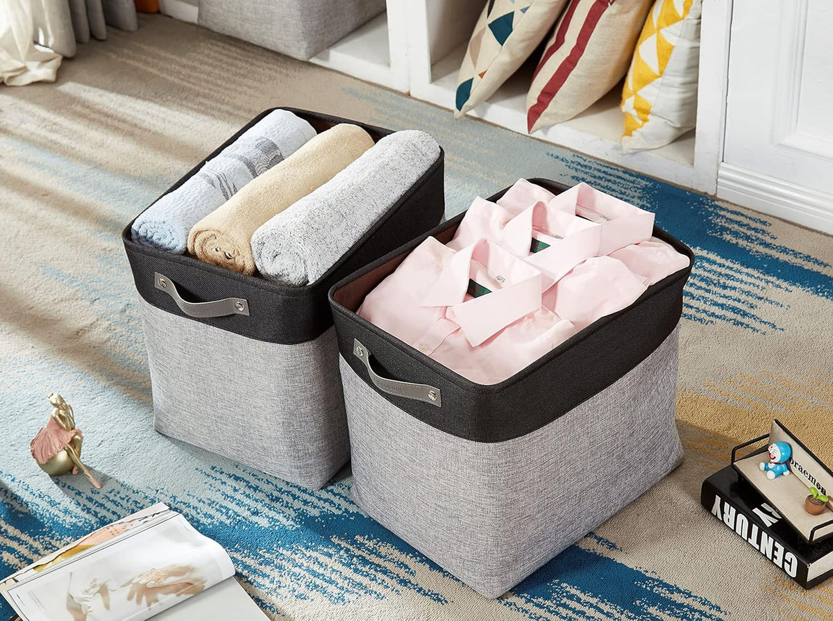 DECOMOMO Extra Large Storage Baskets 54.5L Fabric Storage Bins for Organizing Linen Closet, Toys