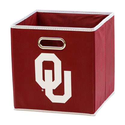 Franklin Sports NCAA Storage Bin - Cube Organizer - Oklahoma