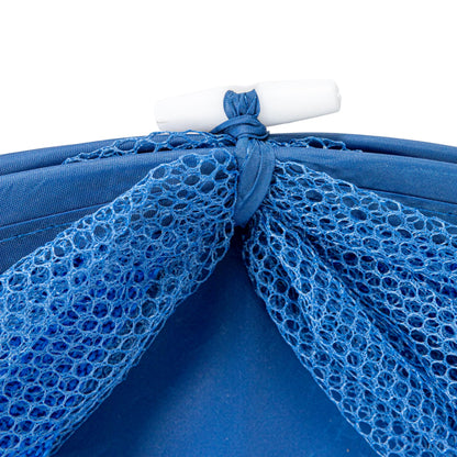 Household Essentials Pop-Up Mesh Laundry Hamper, Blue