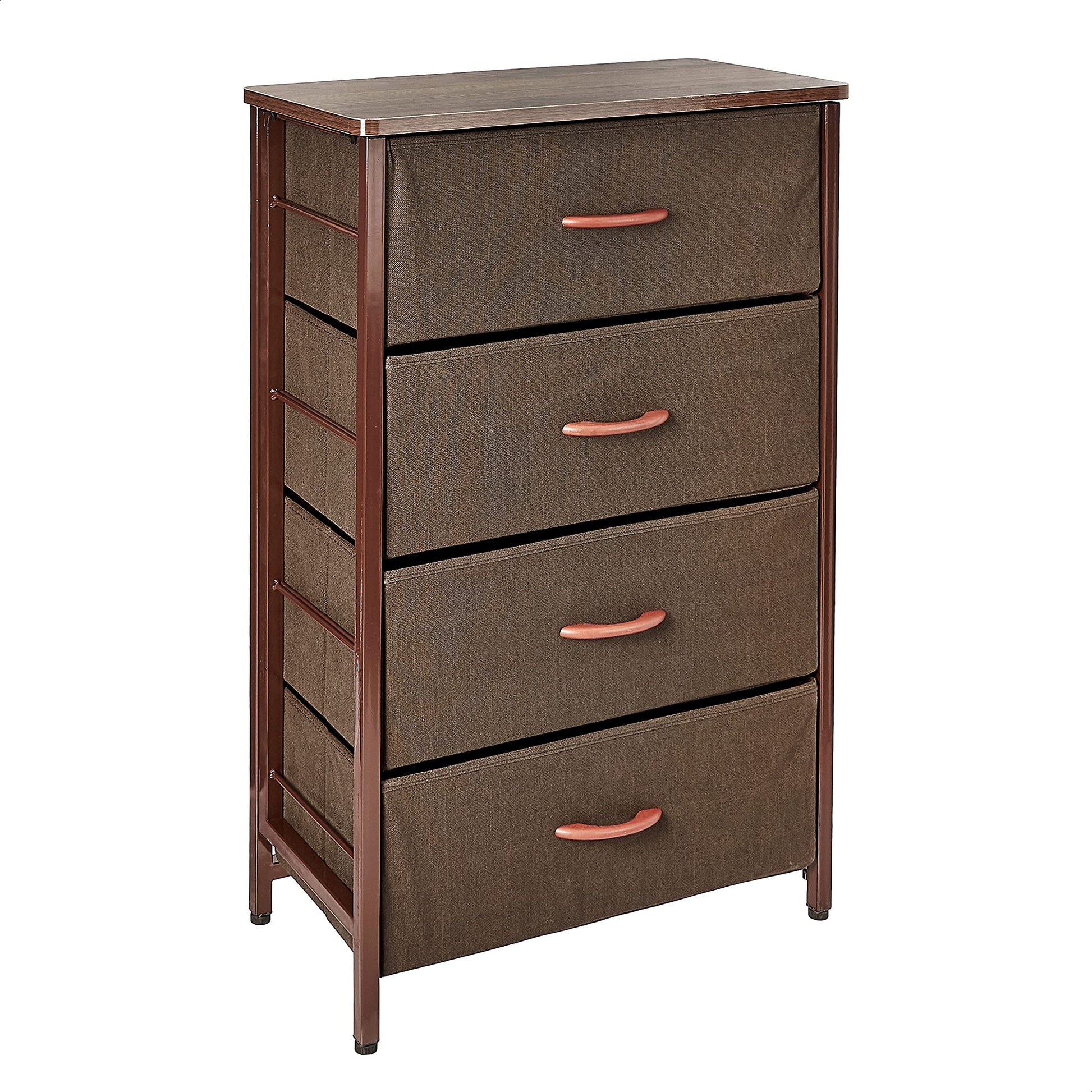 AZL1 Life Concept Foldable 4 Drawers Storage Organizer Unit, Saving Space, Easy Assembly, Vertical