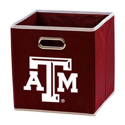 Franklin Sports NCAA Storage Bin - Cube Organizer - Texas A&M