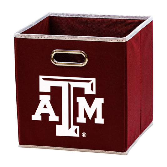 Franklin Sports NCAA Storage Bin - Cube Organizer - Texas A&M