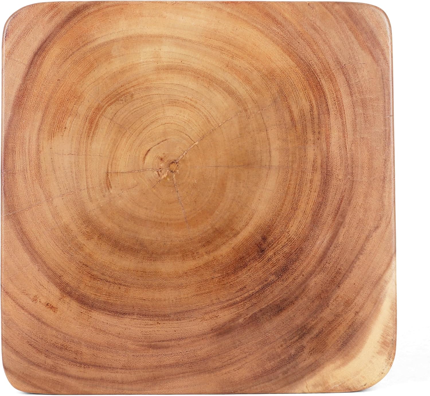 Rutledge & King Wooden End Table - Unique Wooden Side Table - Mid Century Side Table - Saur Wood