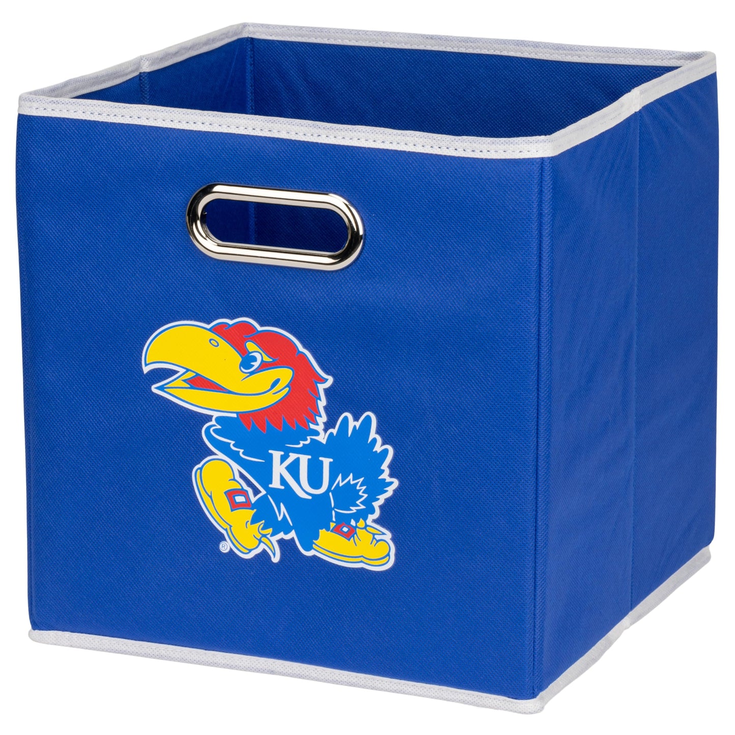 Franklin Sports NCAA Storage Bin - Cube Organizer - Kansas