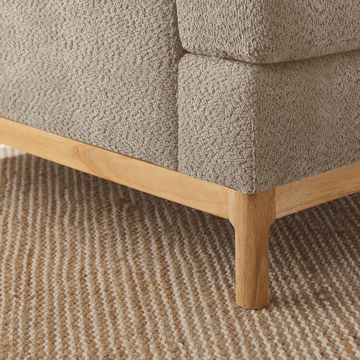 Oversized Accent Chair, Mid Century Modern Upholstered Armchair for Living Room, Comfy Chair for