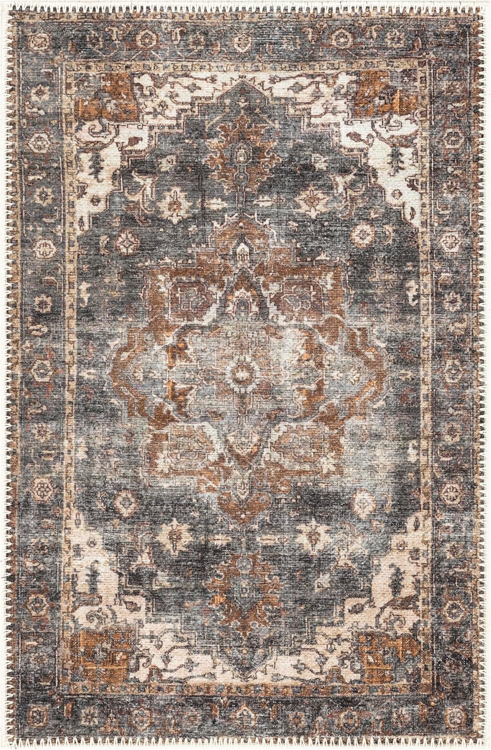 Keen Home Design 2x3 Rug - Machine Washable Entry Rug with Non-Slip Backing, Ideal for Enteryway