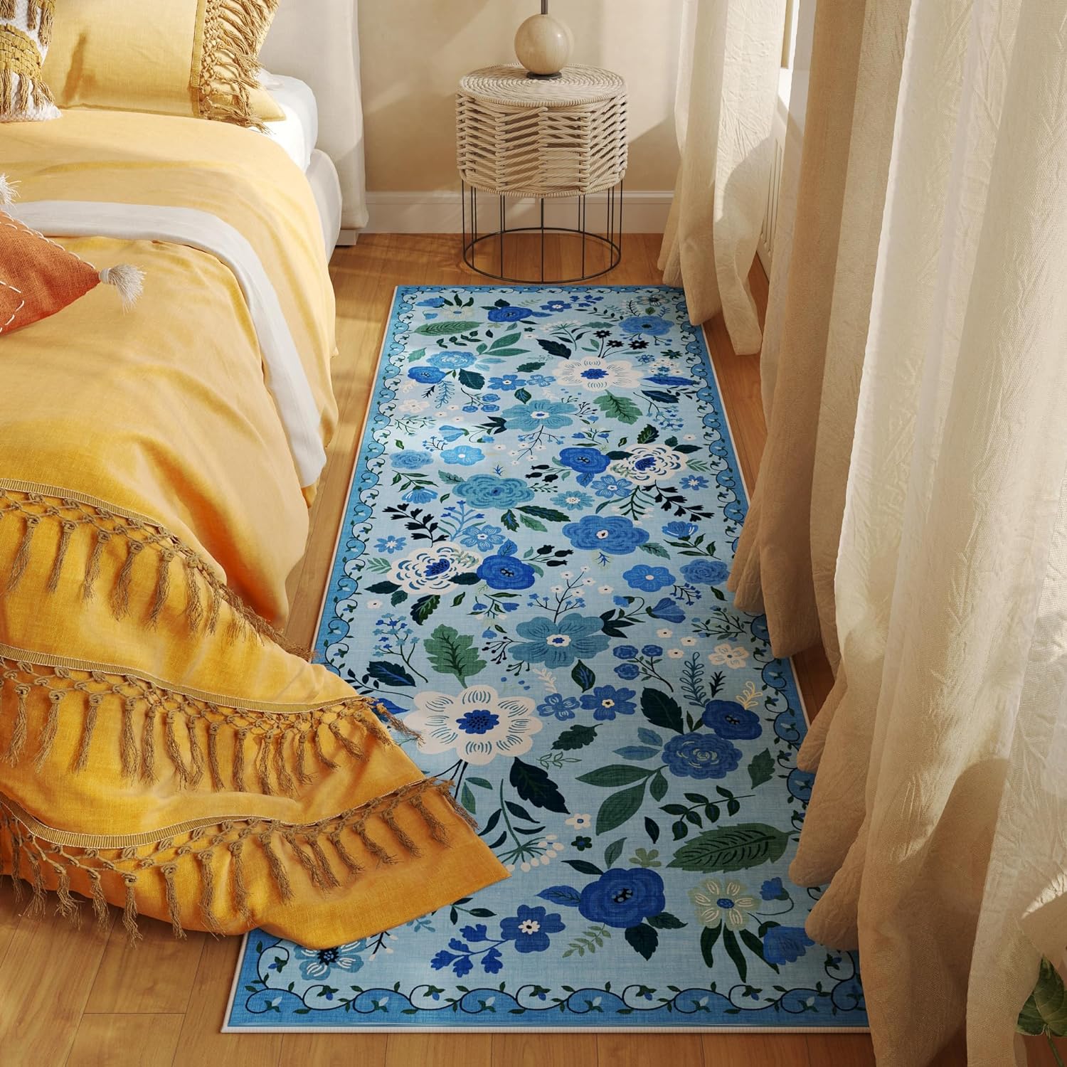 Runner Rug for Hallways Kitchen Rug Non Slip 2'x 6' Washable Runner Rugs with Rubber Backing Soft