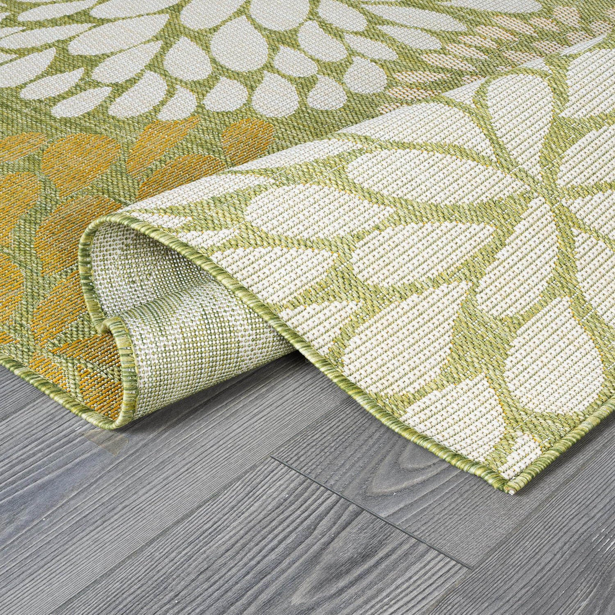 Beverly Rug Outdoor Rug 5x7 Modern Exotic Tropical Leaf Area Rugs for Indoor and Outdoor Patio Deck
