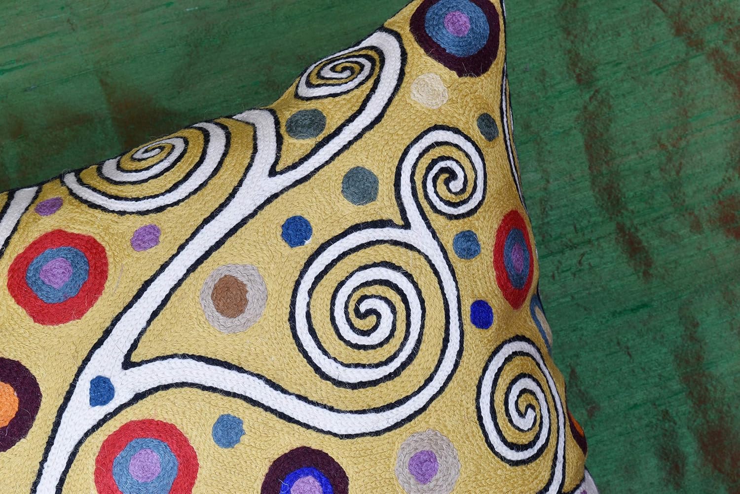 Decorative Pillow Cover Tree of Life Yellow Gold Pillows Botanical Yellows Throw Pillowcase for