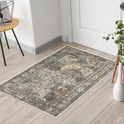 Keen Home Design 2x3 Rug - Machine Washable Entry Rug with Non-Slip Backing, Ideal for Enteryway