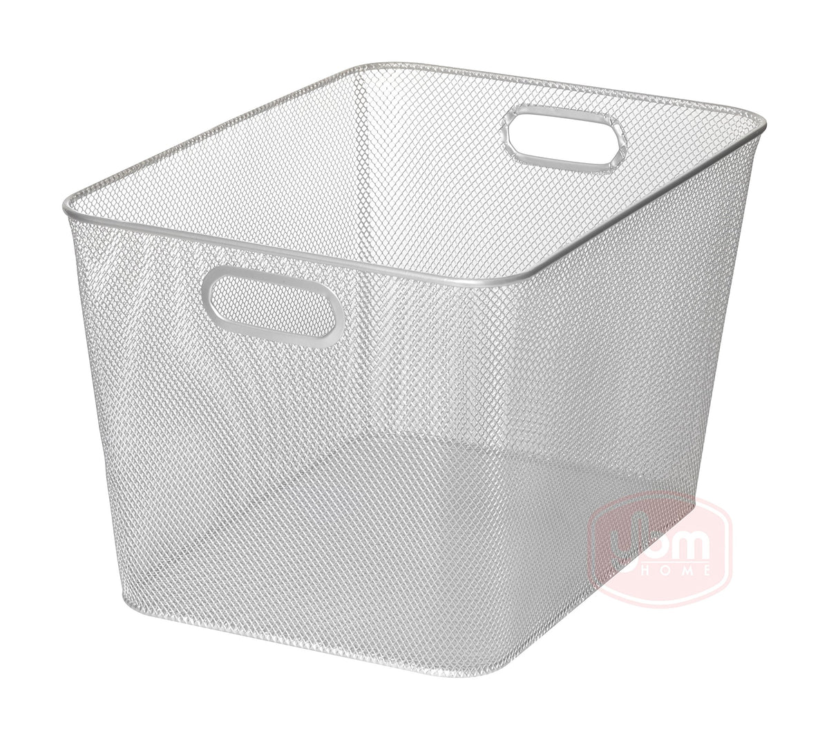 YBM Home Mesh Wire Storage Basket for Shelves, Pantry Organization, and Kitchen - Multipurpose