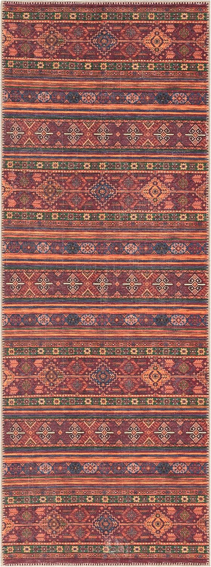 Keen Home Design 2x7 Rug - Machine Washable Runner Rug with Non-Slip Backing, Ideal for Hallway