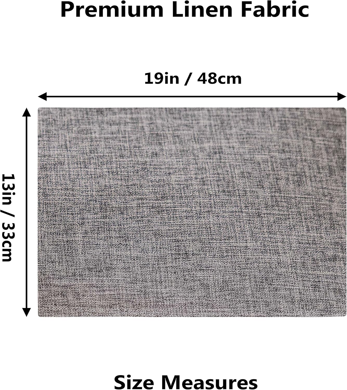 Home Brilliant Linen Placemats Set of 4 Heat Resistant Washable Placemats for Parties Buffet