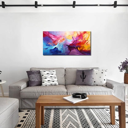 GUGIKA Abstract Wall Art for Living Room, Colorful Canvas Wall-Art for Bedroom, Print Paintings