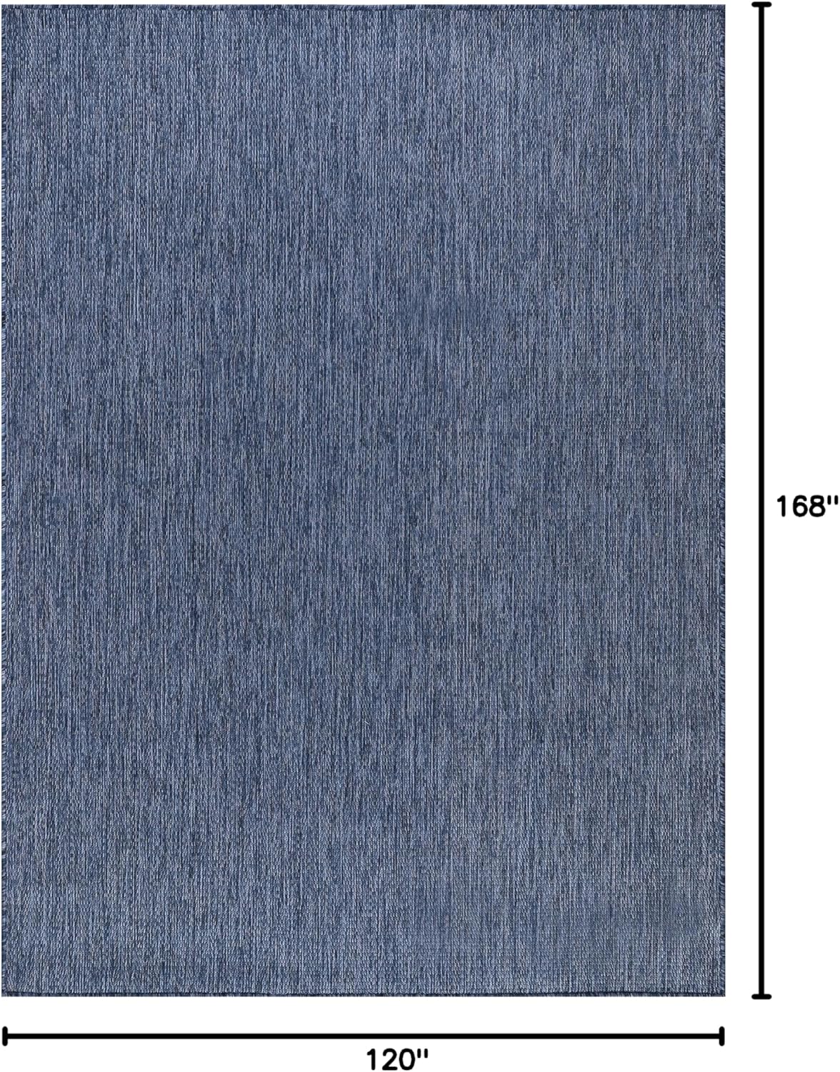 Washable Indoor Outdoor Rug 10x14 Weather Resistant Area Rugs Modern Solid for Porch Deck Balcony