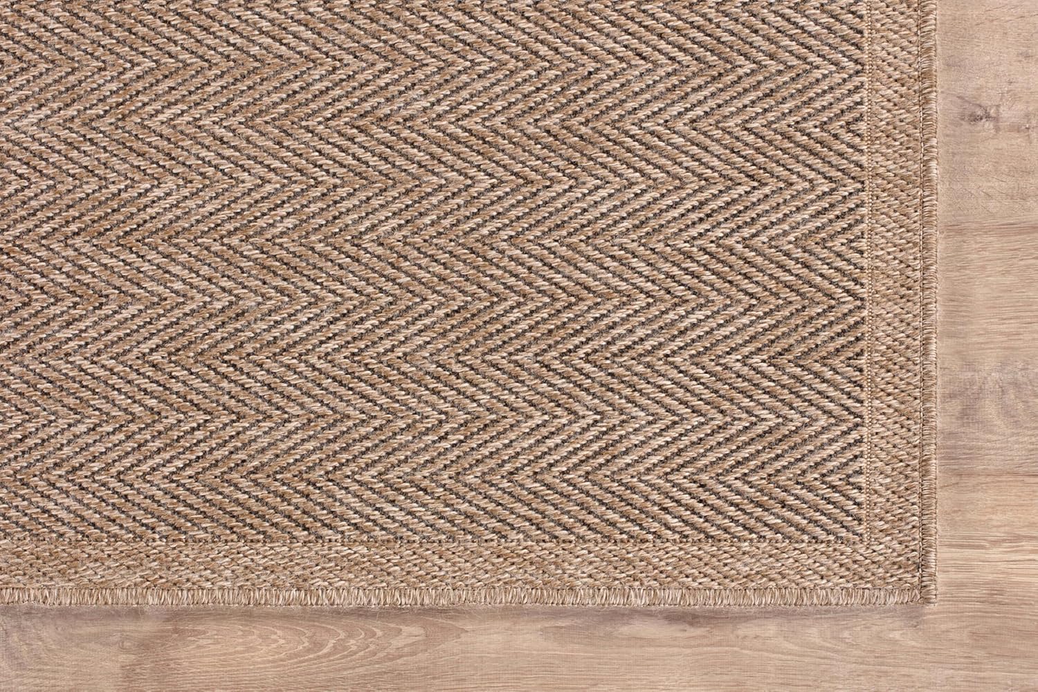 CAMILSON Easy Jute Rug 2x3, Indoor Outdoor Natural Color Fiber Area Rugs for Bathroom and Kitchen