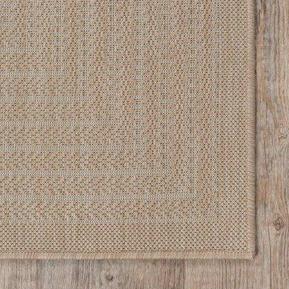 Adiva Rugs Outdoor Indoor Area Rug, Weather Resistant, Easy to Clean, Stain Resistant Floor Mat for
