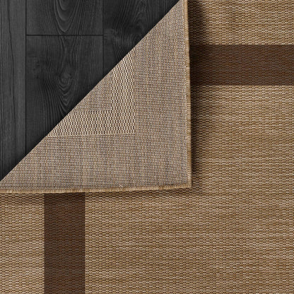 CAMILSON Outdoor Rug 6x9 - Modern Outside Rugs for Patios Porches Waterproof Durable Washable