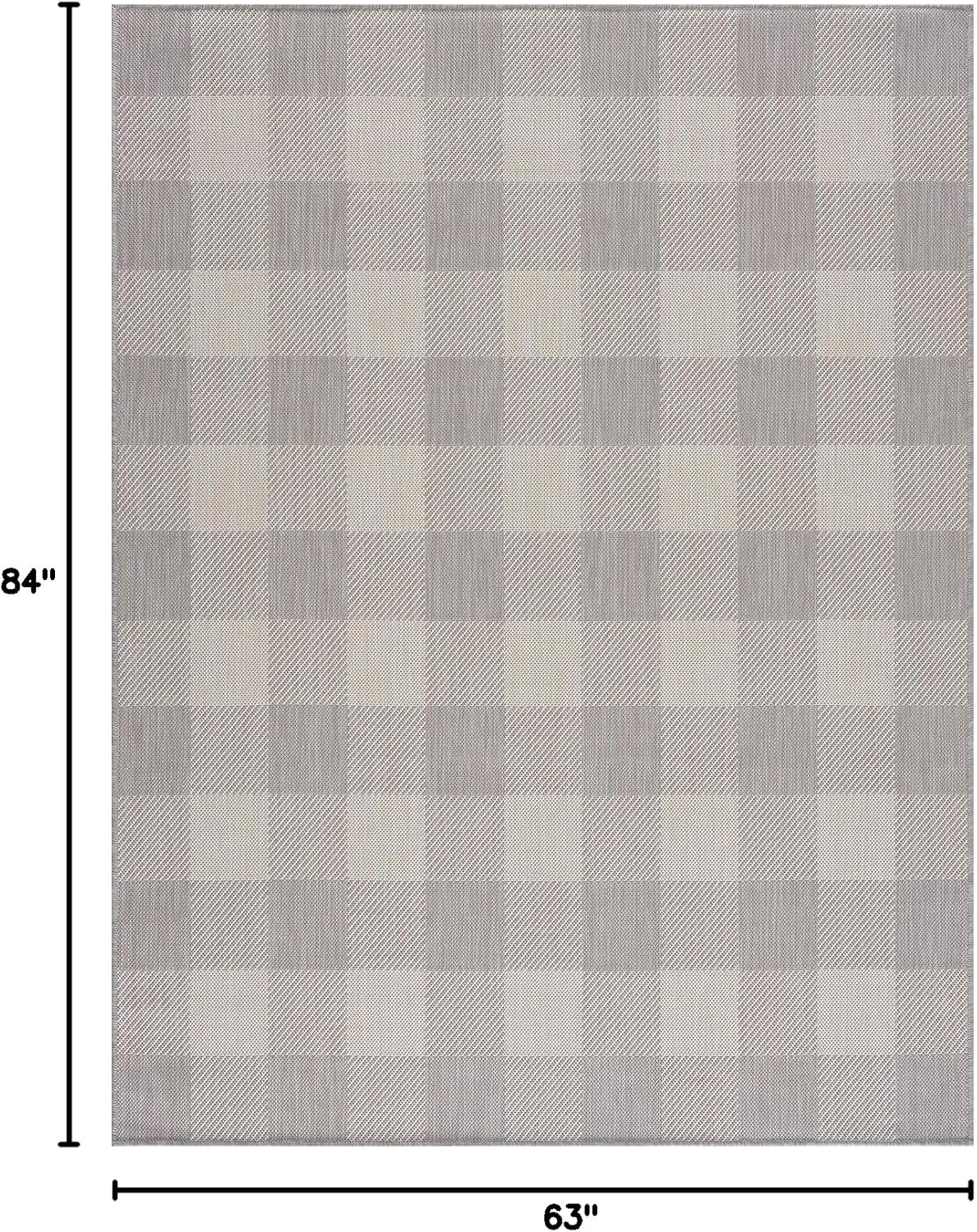 CAMILSON Outdoor Rug - Modern Area Rugs for Indoor and Outdoor Patios, Kitchen and Hallway mats