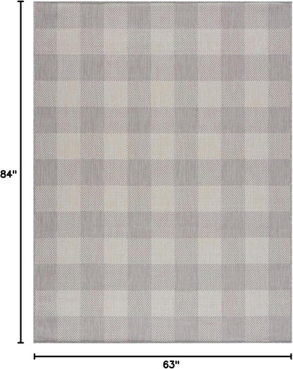 CAMILSON Outdoor Rug - Modern Area Rugs for Indoor and Outdoor Patios, Kitchen and Hallway mats