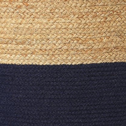 REDEARTH · Cylindrical Pouf Foot Stool Ottoman - Jute Braided Pouffe Poof Accent Sitting Footrest