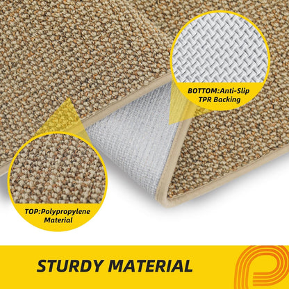 JSEI Dirt Trapper Door Mat 20"x32" Non-Slip Washable Entrance Mat, Dog Doormats, Absorbent &
