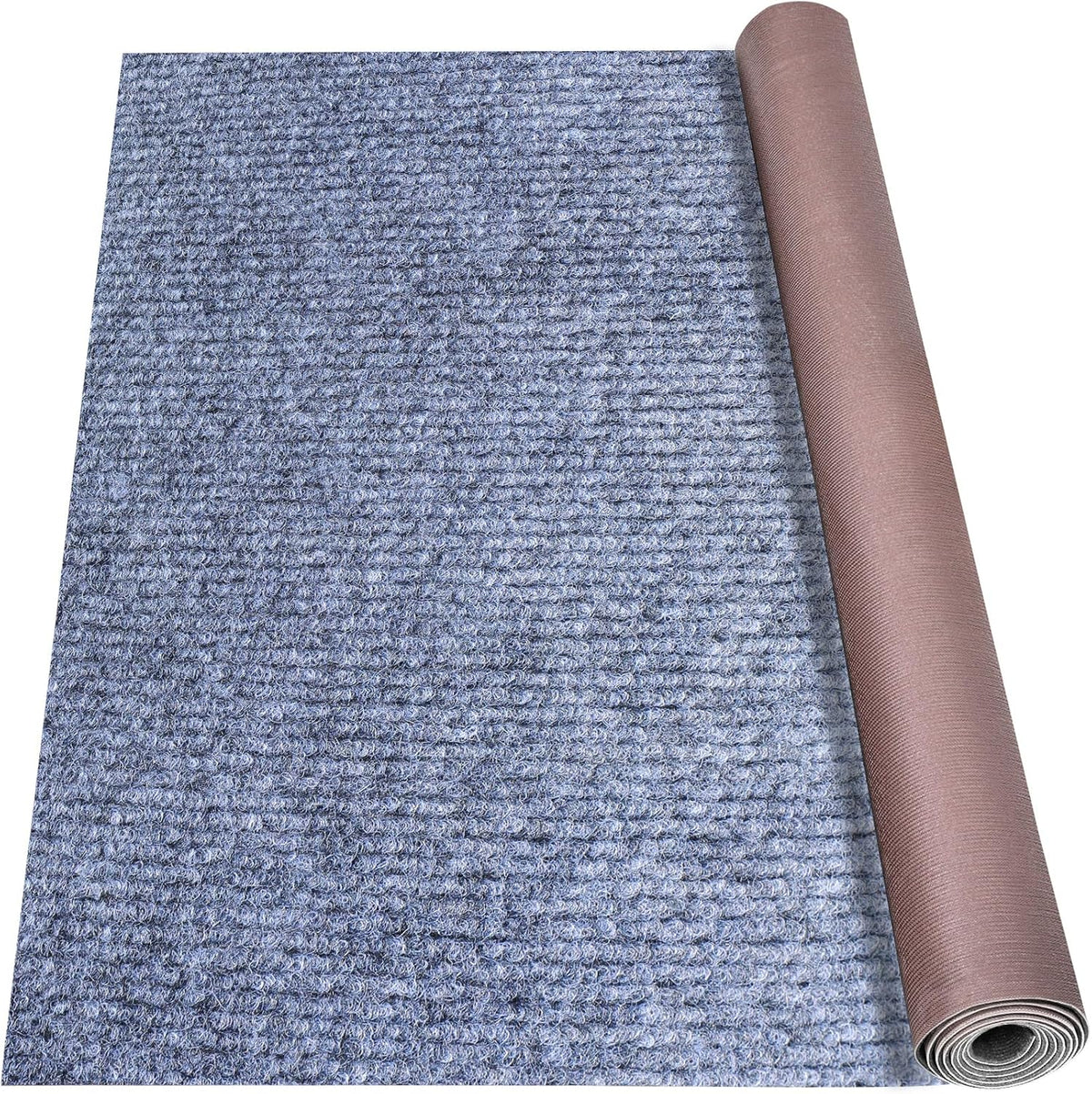 Marine Carpet,6 FT x 18 FT Blue-Gray Indoor Outdoor Carpet 0.2" Thick Boat Carpet with Water-Proof