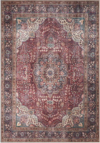 Keen Home Design 6x9 Rug - Machine Washable Area Rug with Non-Slip Backing, Ideal for Living Room