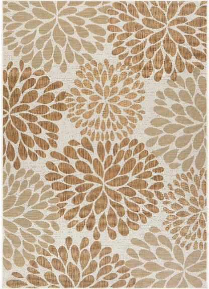 Beverly Rug Outdoor Rug 9x12 Modern Exotic Tropical Leaf Area Rugs for Indoor and Outdoor Patio