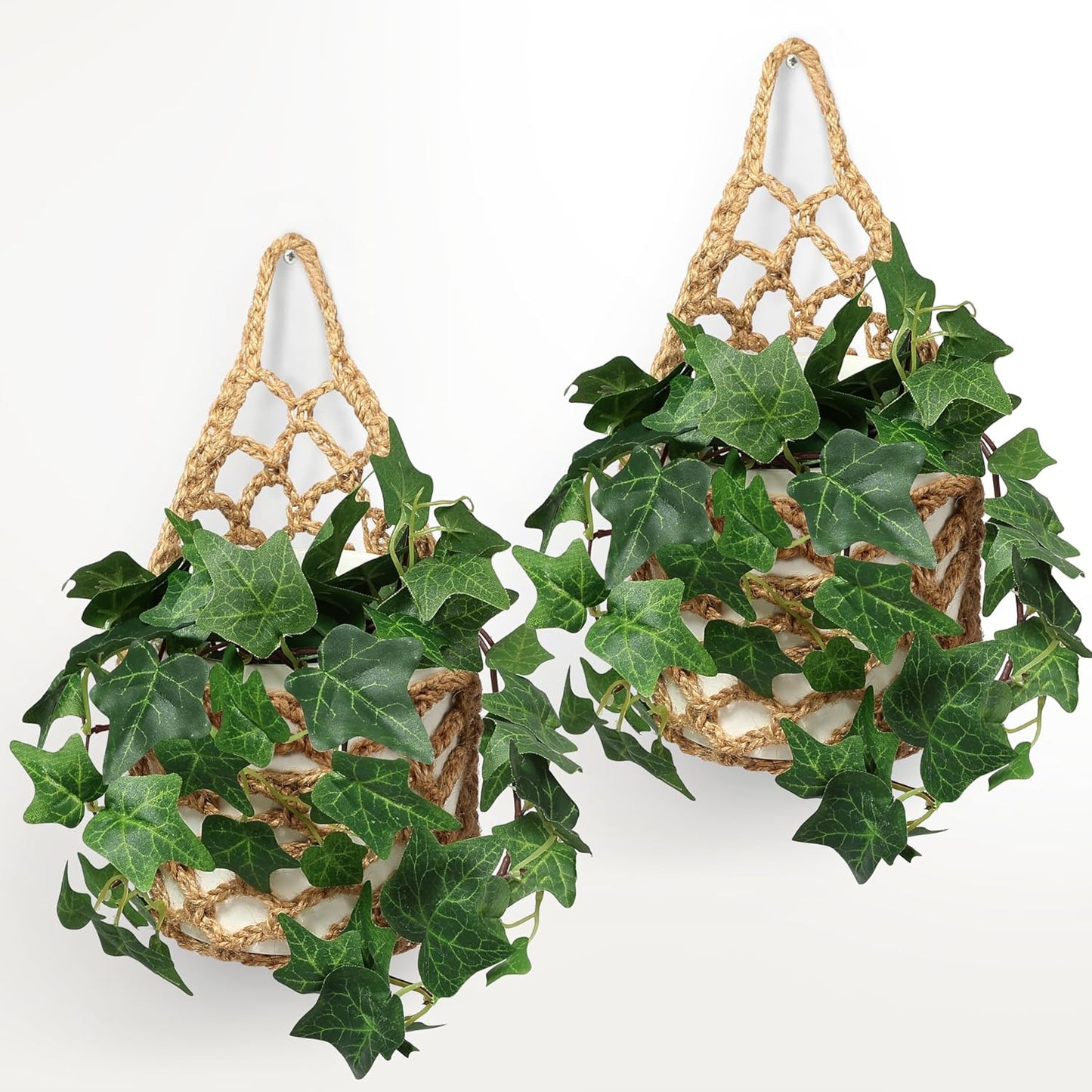 2PK Wall Planters for Indoor Plants, Macrame Plant Hanger | Wall Planter, Plant Hanger, Hanging
